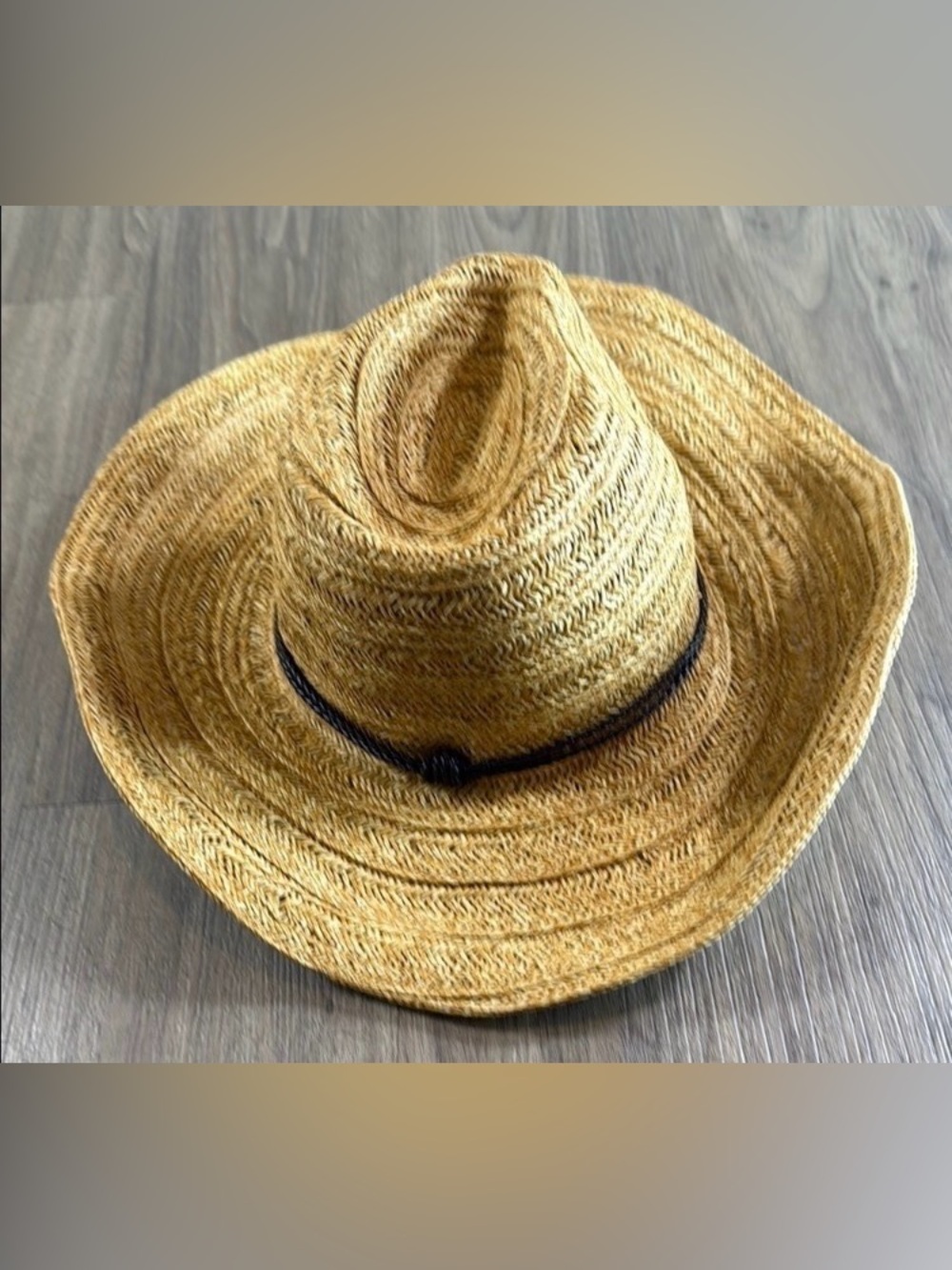 Classic Straw Cowboy Hat - Natural Brown